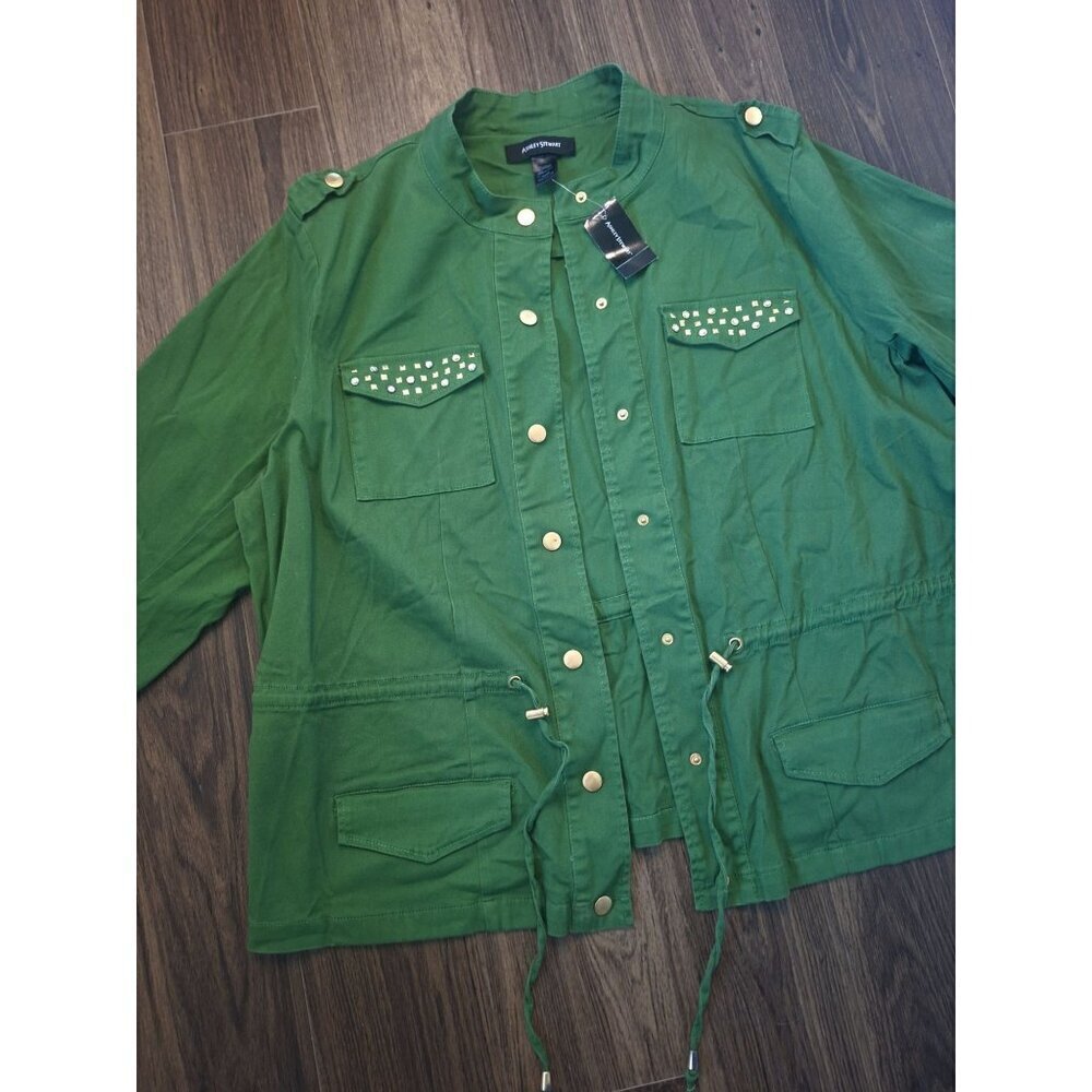 NWT Ashley Stewart Utility Jacket Size 22/24